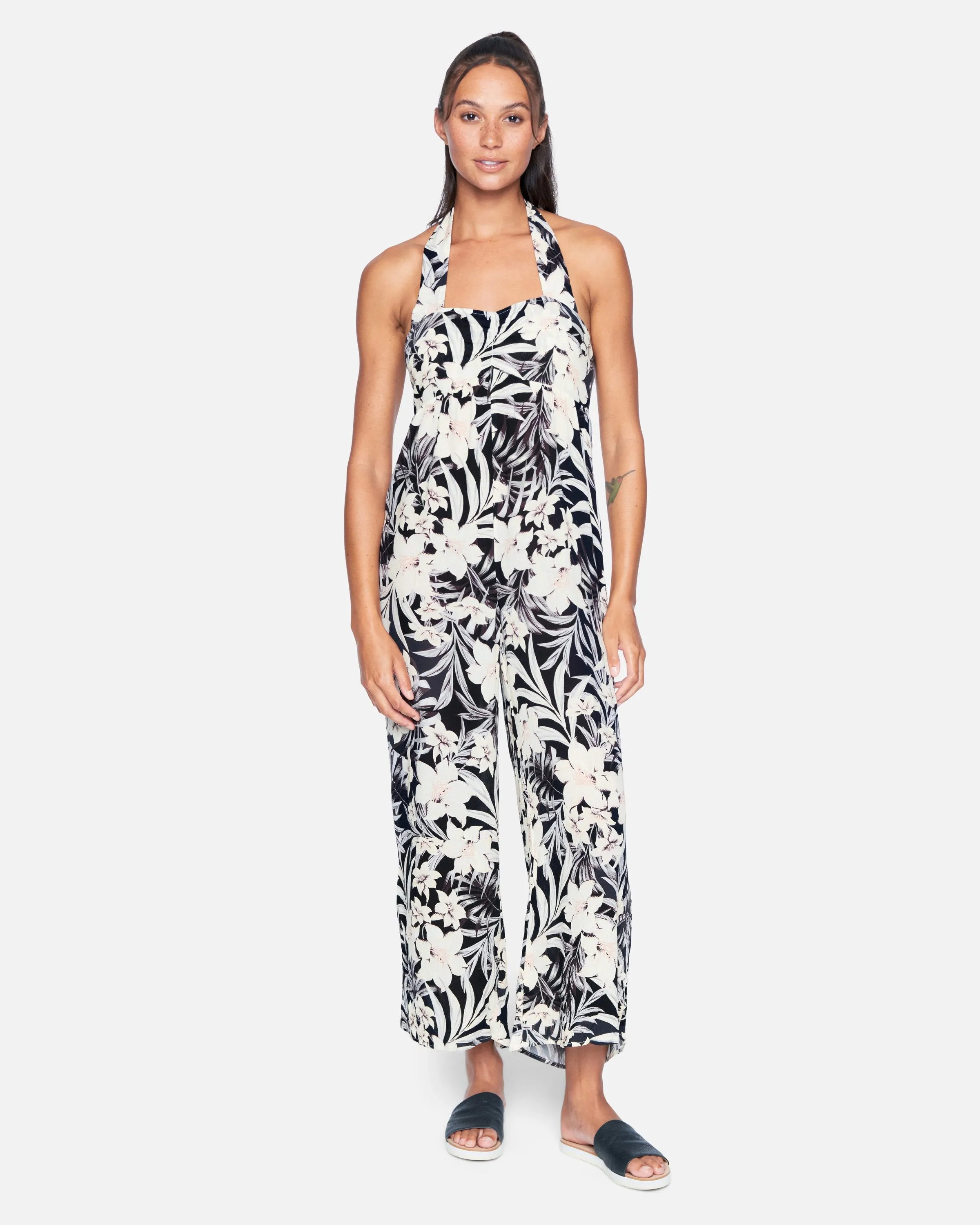 Halter Midi Romper sold by Hurley