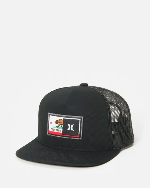Destination Flat Trucker Hat sold by Hurley