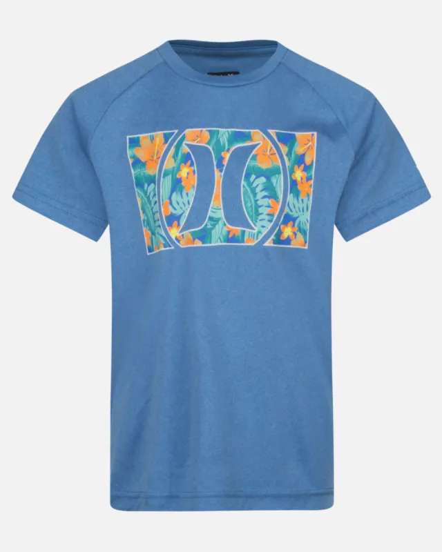 Little Boys' H2O-DRI Print Fill Short Sleeve Rashguard sold by Hurley