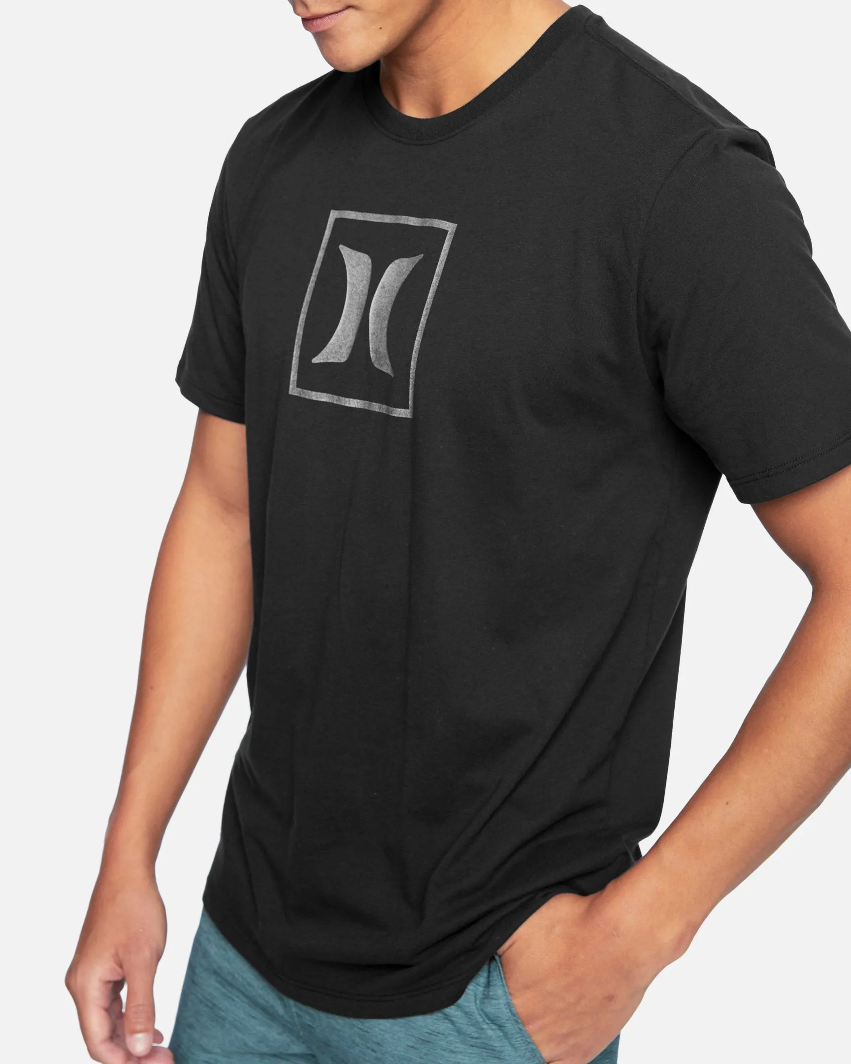 H2O-DRI Icon Box Reflective Short Sleeve T-Shirt sold by Hurley product image thumbnail 2