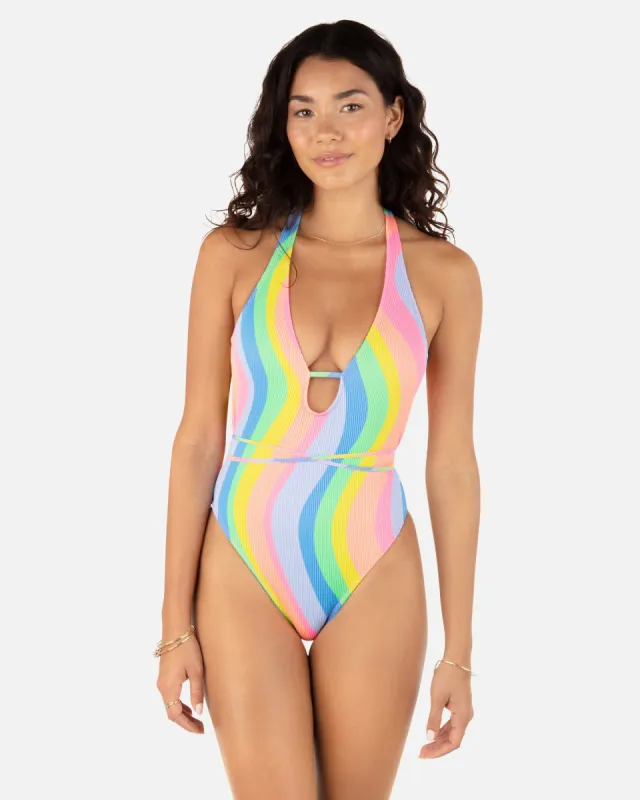 Soft Waves Cheeky One Piece sold by Hurley