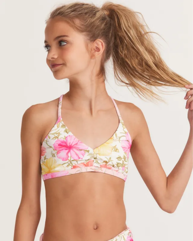 LoveShackFancy x Hurley -Girls' Beach Break Max Reversible Bikini Set sold by Hurley