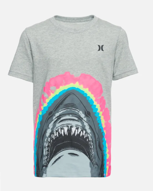 Boys' Faux Tie-Dye Shark Short Sleeve T-Shirt sold by Hurley