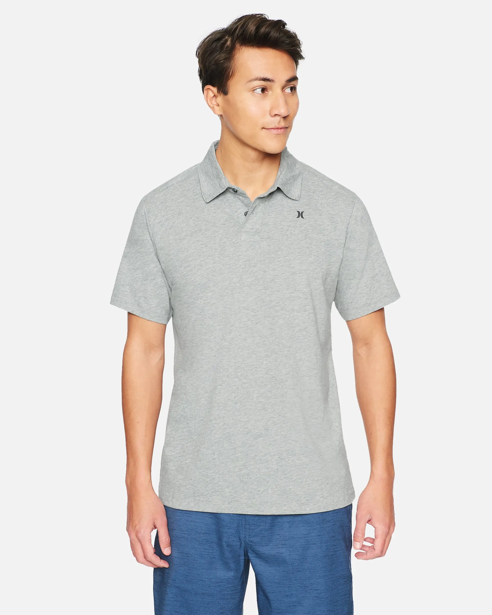 H2O-DRI Harvey Solid Polo Short Sleeve Shirt sold by Hurley