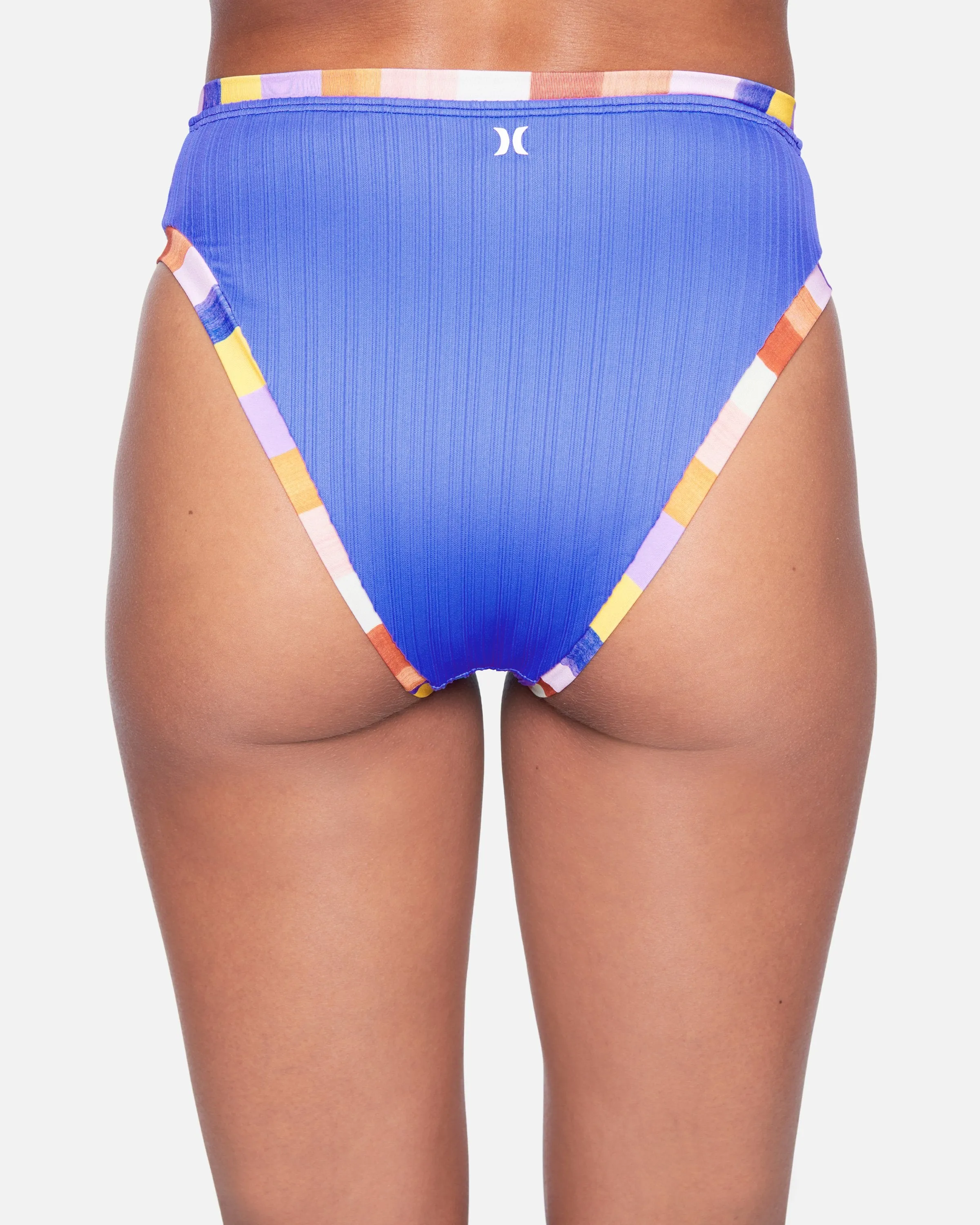 Retro Block Moderate High Waist Bikini Bottom sold by Hurley product image thumbnail 3