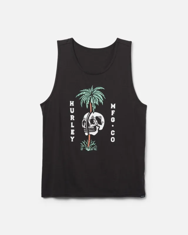 Everyday Washed Skull Slicer Tank sold by Hurley