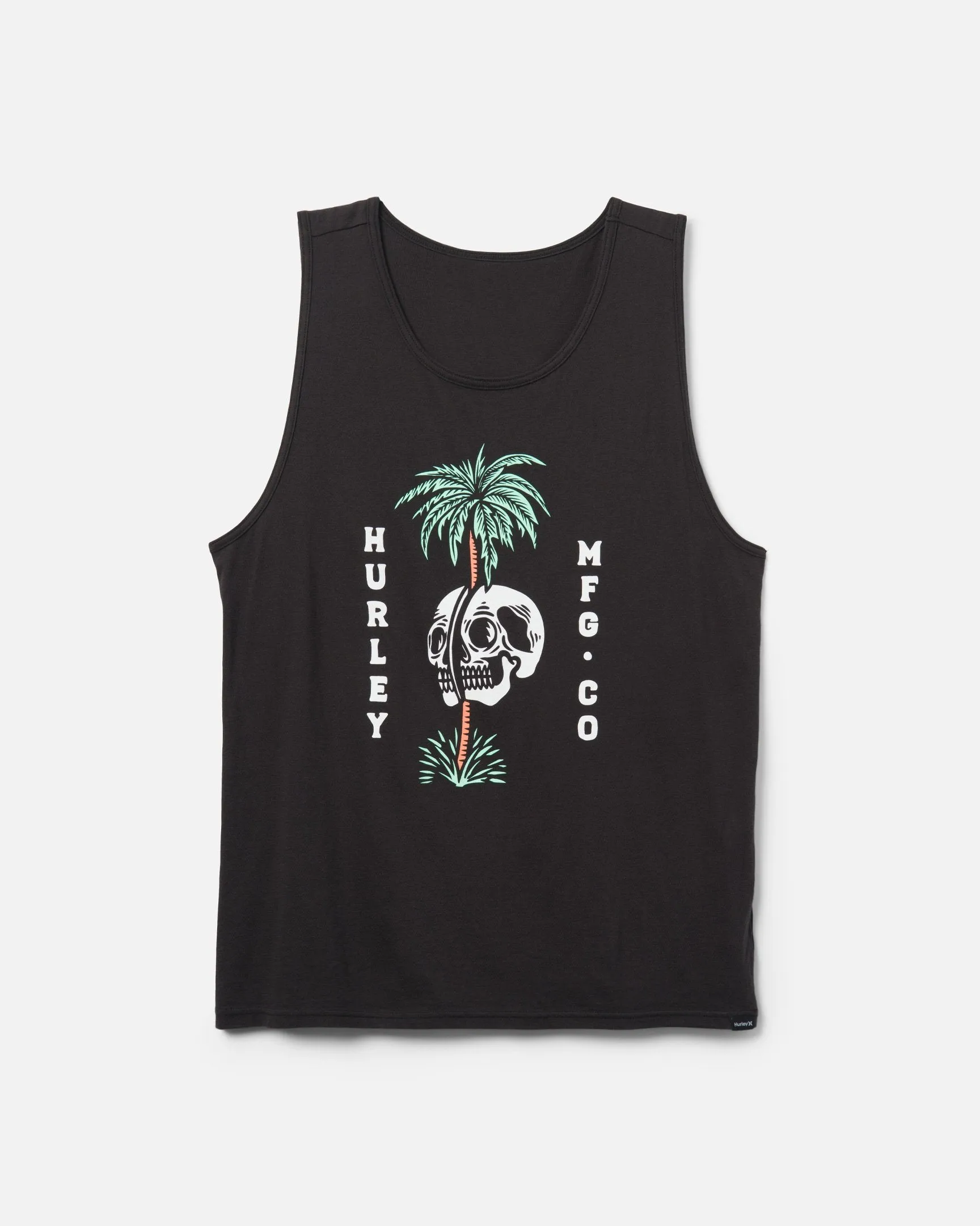 Everyday Washed Skull Slicer Tank sold by Hurley