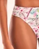 LSF x Hurley - Hawaiian Hibiscus Reversible Cheeky High Waist Bottom sold by Hurley