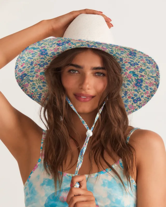 LoveShackFancy x Hurley - Straw Lifeguard Hat sold by Hurley