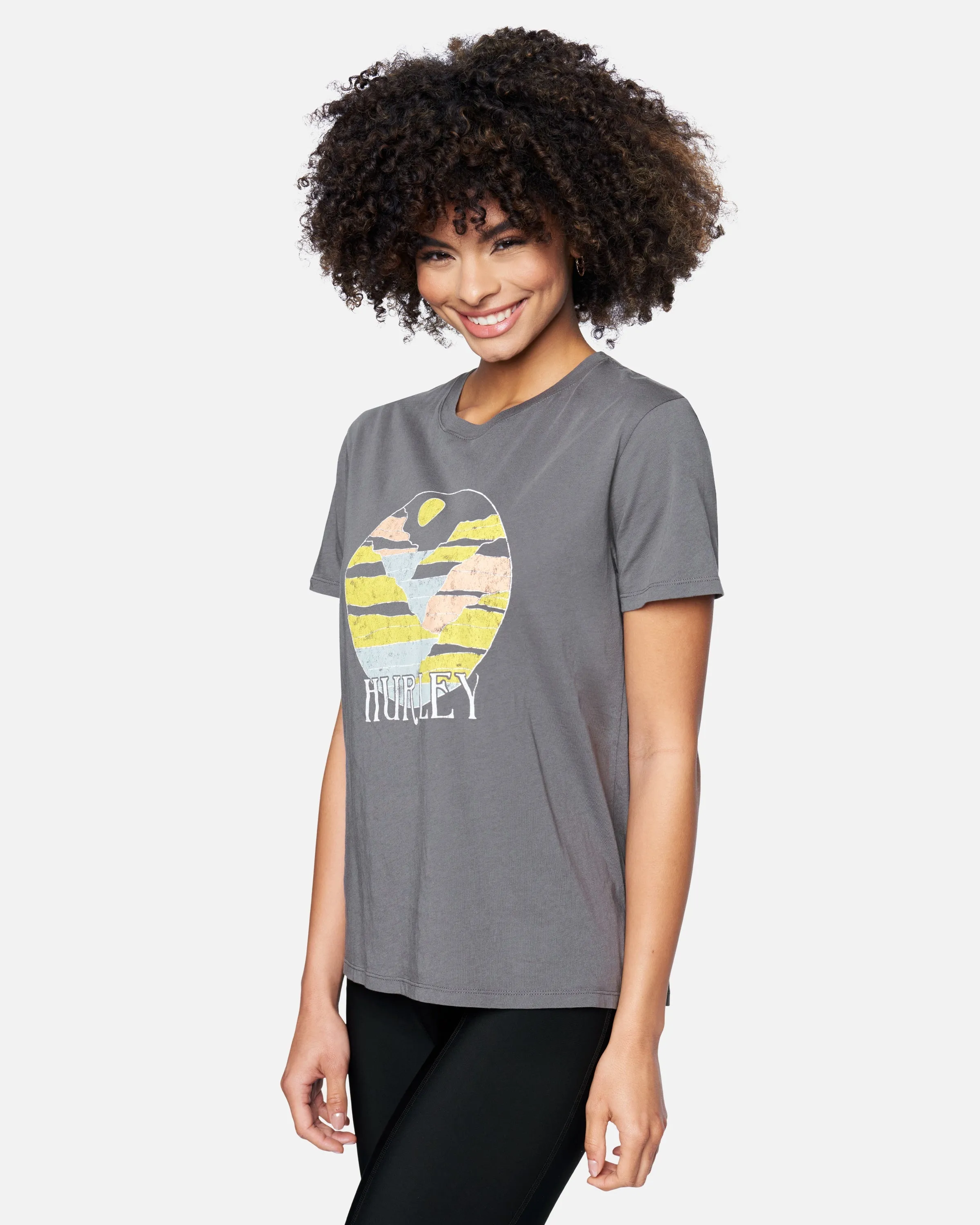 Breeze Washed Relaxed Girlfriend Short Sleeve T-Shirt sold by Hurley product image thumbnail 3