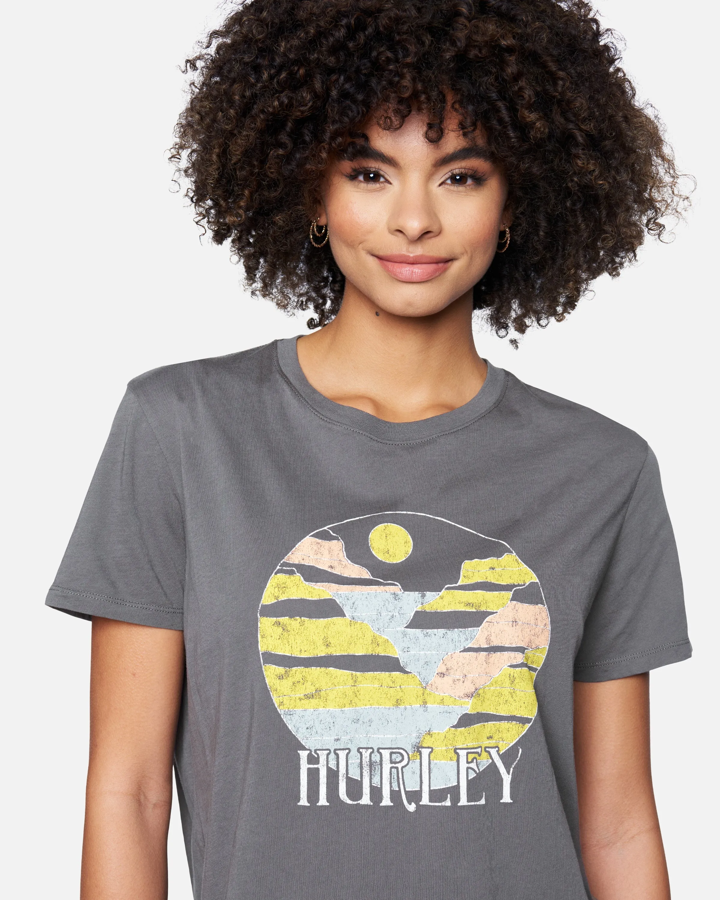 Breeze Washed Relaxed Girlfriend Short Sleeve T-Shirt sold by Hurley product image thumbnail 4