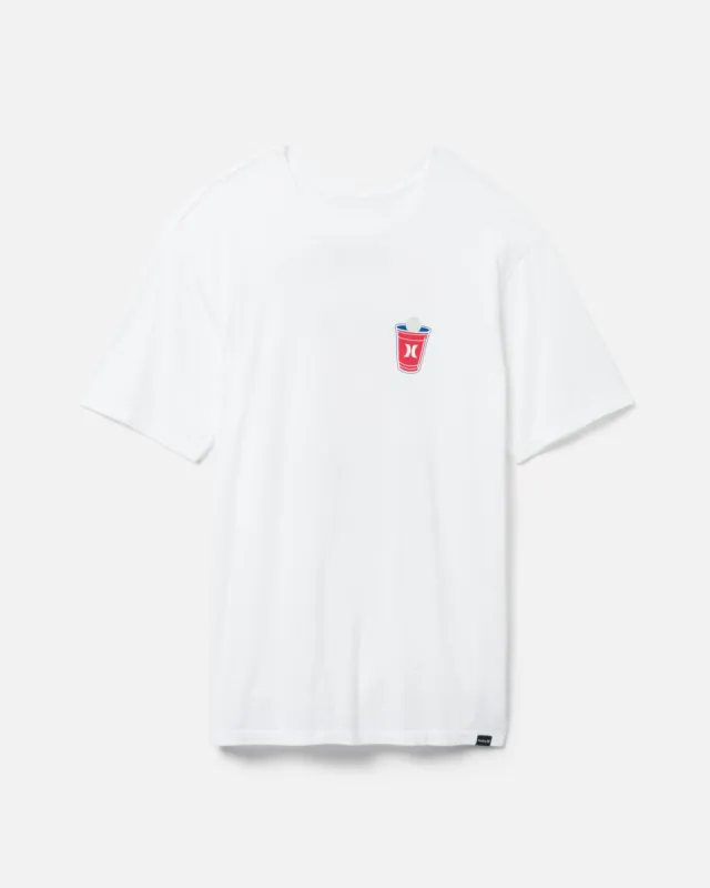 Everyday Washed Red White and Brew Short Sleeve T-Shirt sold by Hurley
