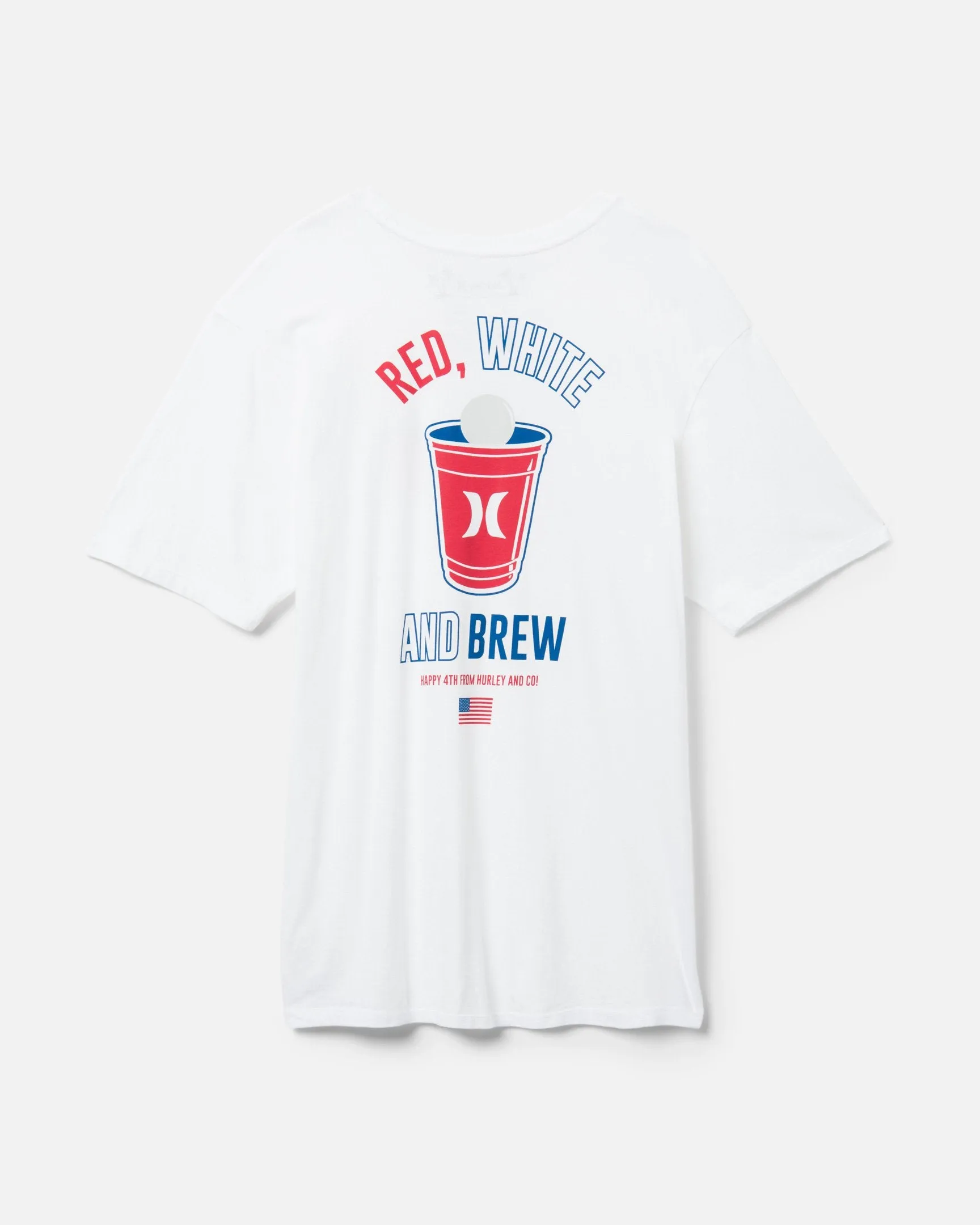 Everyday Washed Red White and Brew Short Sleeve T-Shirt sold by Hurley product image thumbnail 2