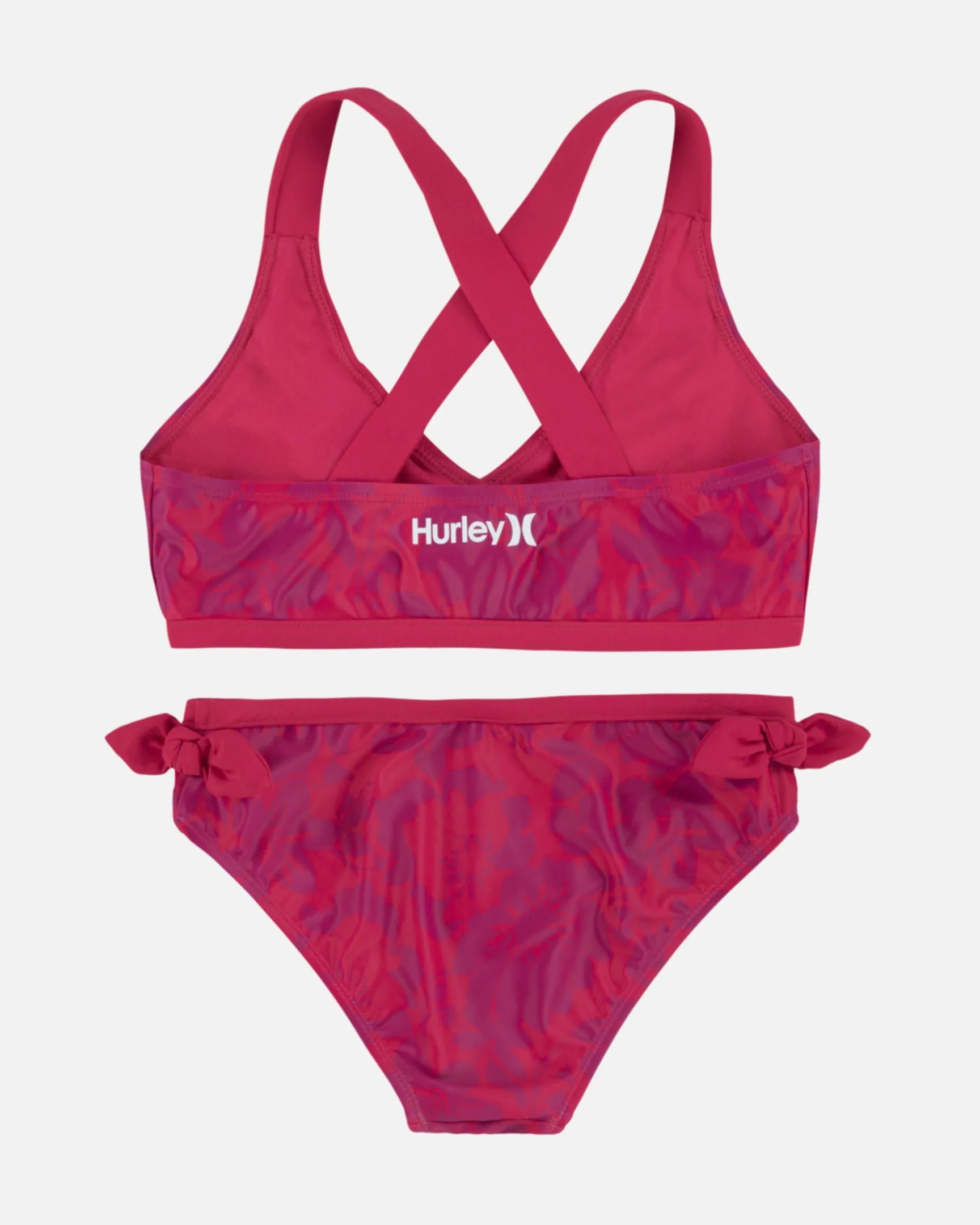 Girls' Blocked Tie Front Bikini Set sold by Hurley product image thumbnail 2