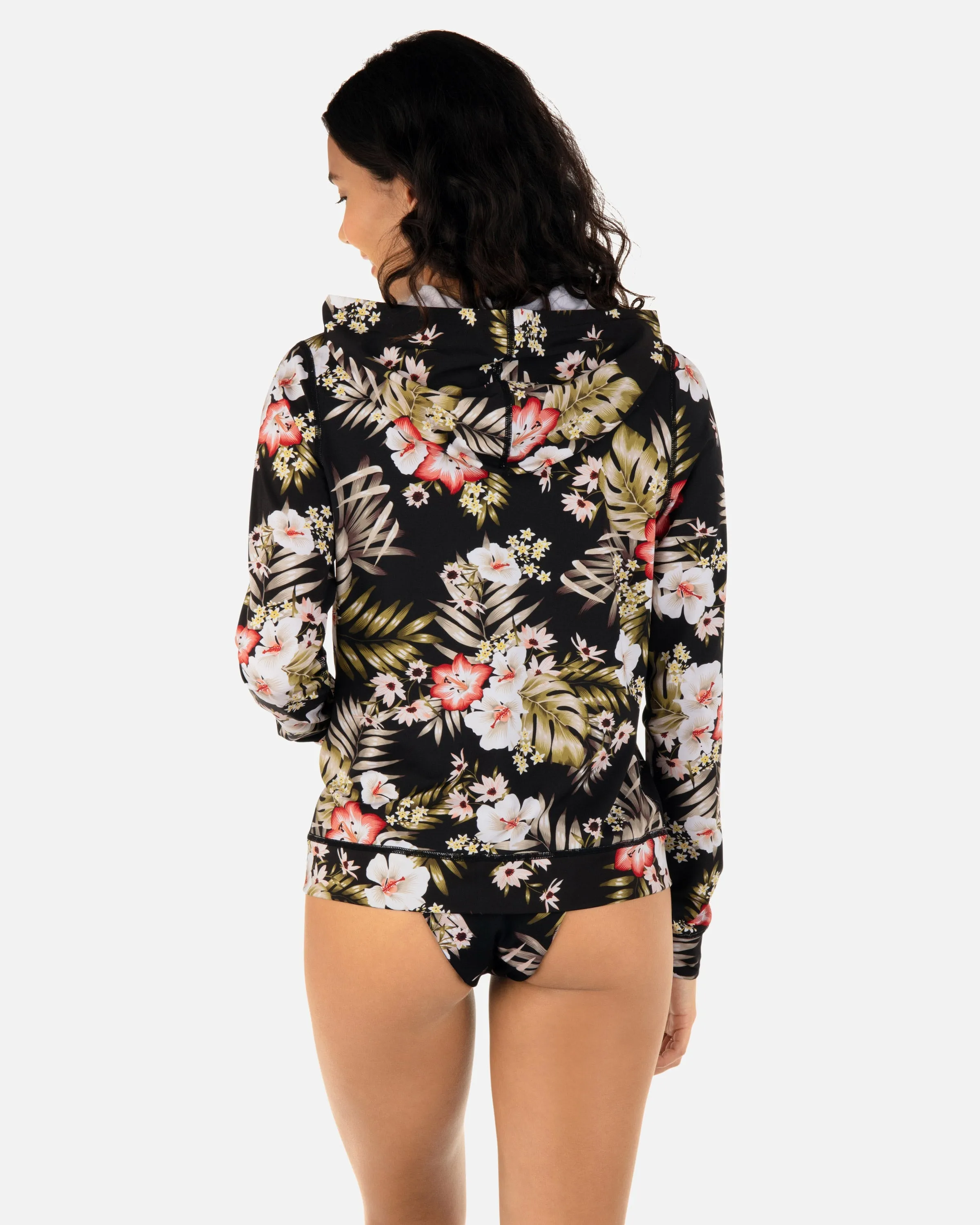 Highland Tropics Zip Hoodie Rashguard sold by Hurley product image thumbnail 2