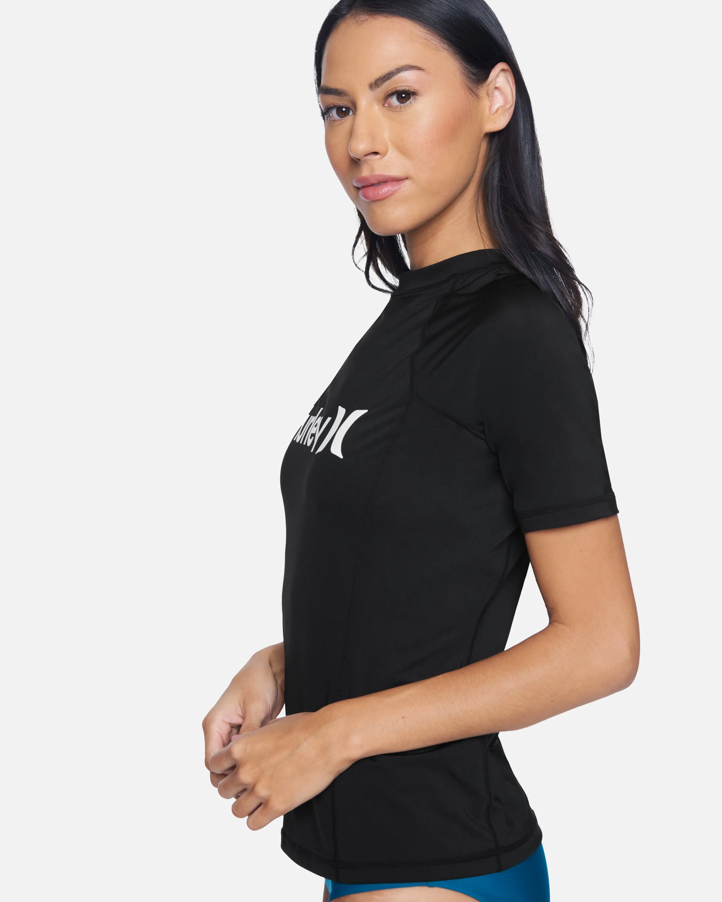 One And Only Solid Short Sleeve Rashguard sold by Hurley product image thumbnail 2