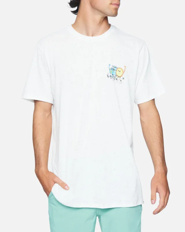 Everyday Regrind Earth and Surfs Short Sleeve T-Shirt made by Hurley
