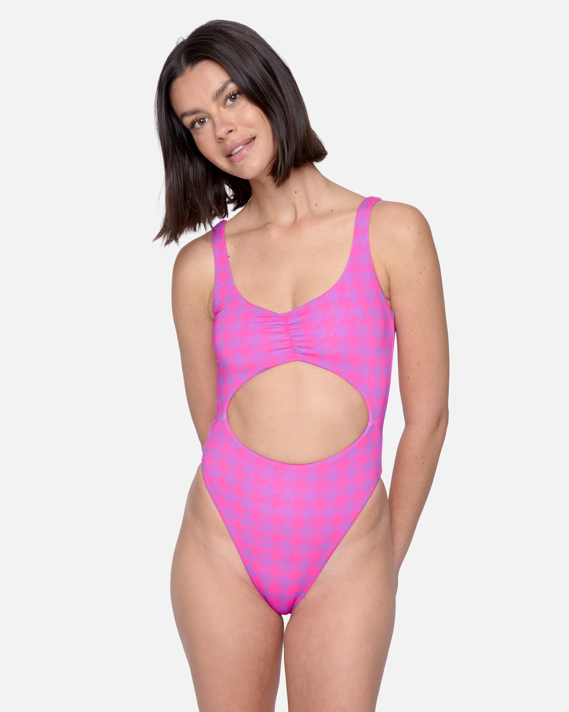 Electric Slide Ultra High Leg Cheeky One Piece sold by Hurley product image thumbnail 2