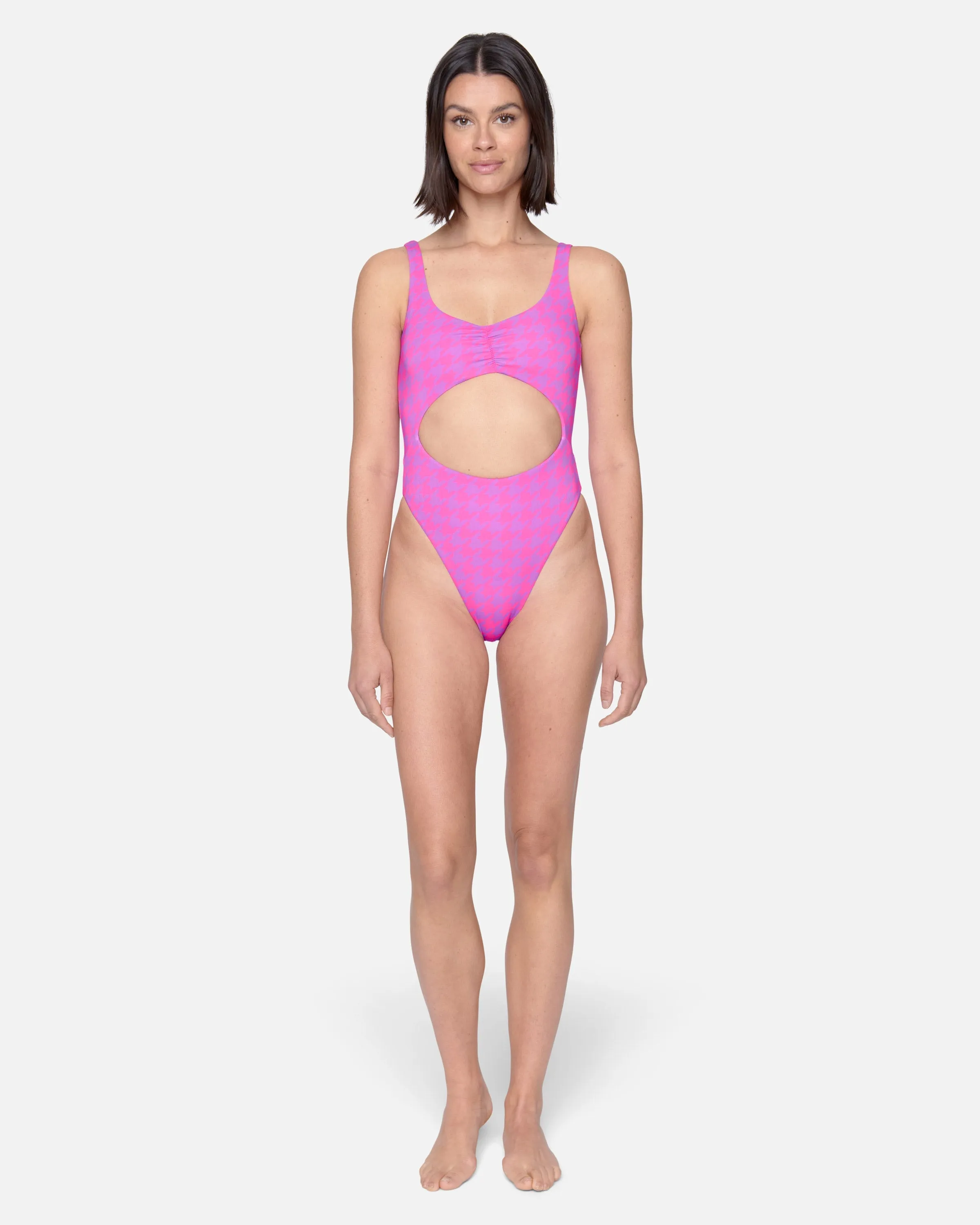Electric Slide Ultra High Leg Cheeky One Piece sold by Hurley product image thumbnail 4