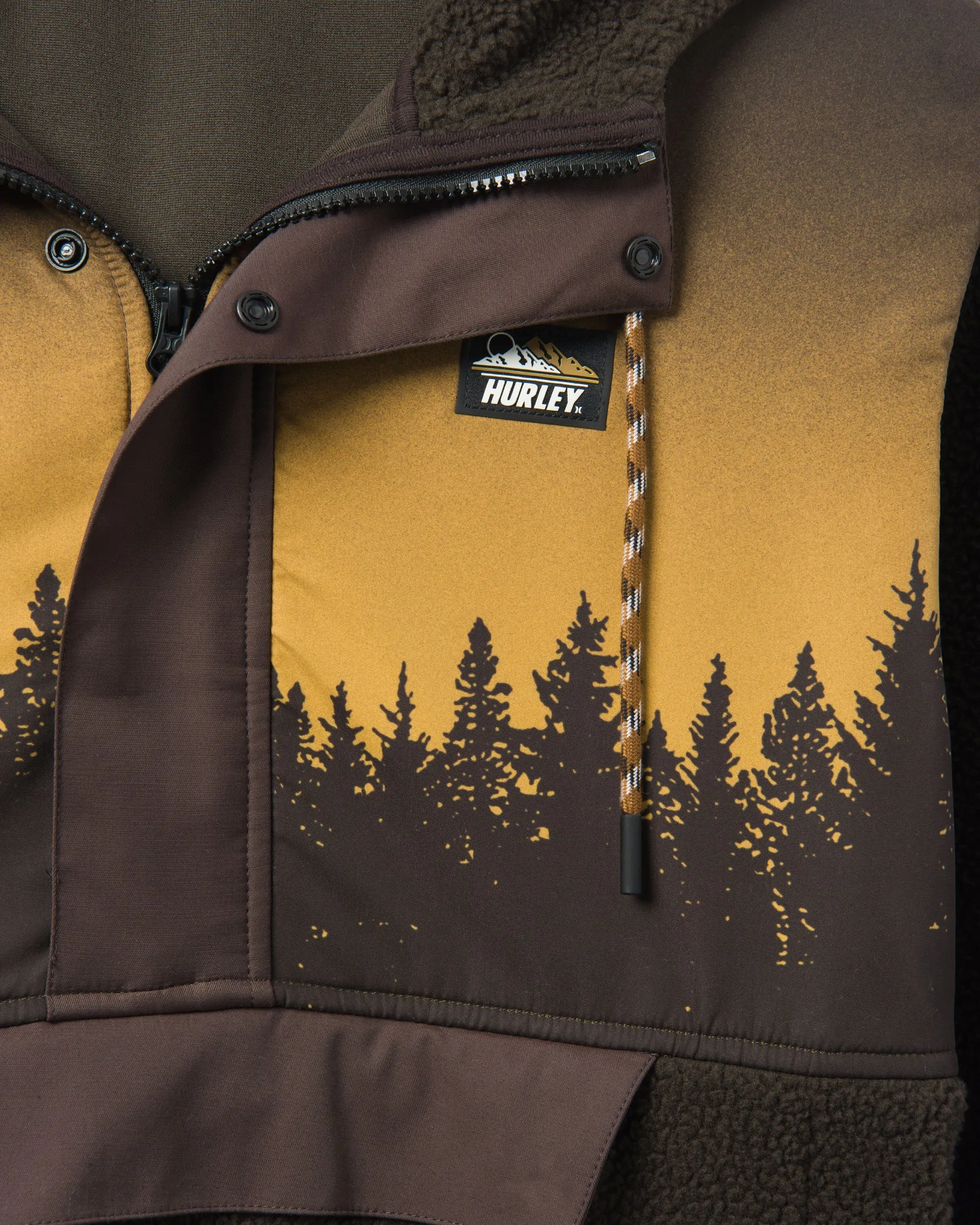 Evergreen Burrrito Anorak Pullover sold by Hurley product image thumbnail 3