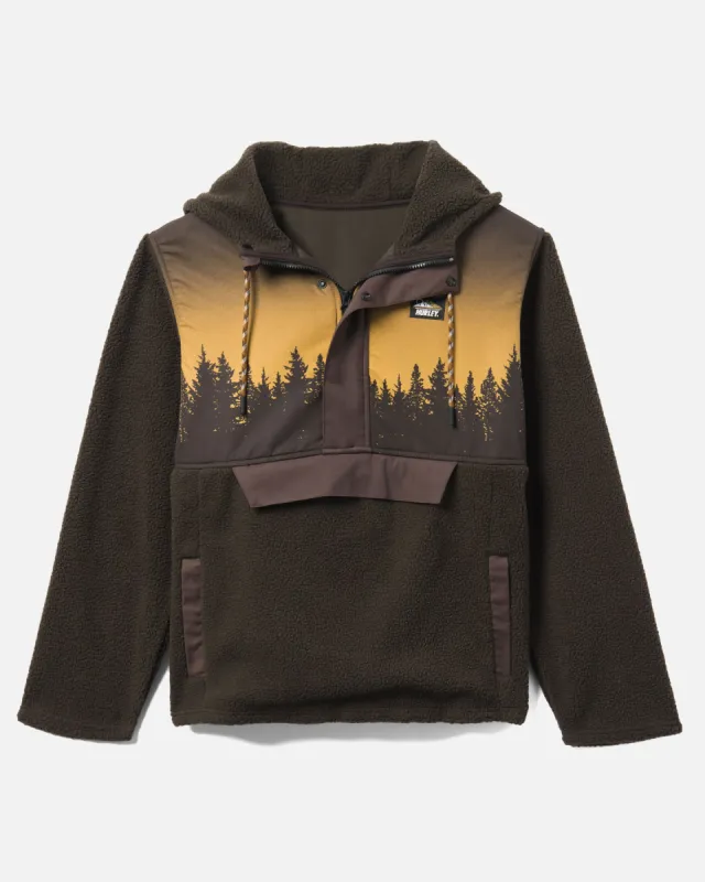 Evergreen Burrrito Anorak Pullover made by Hurley