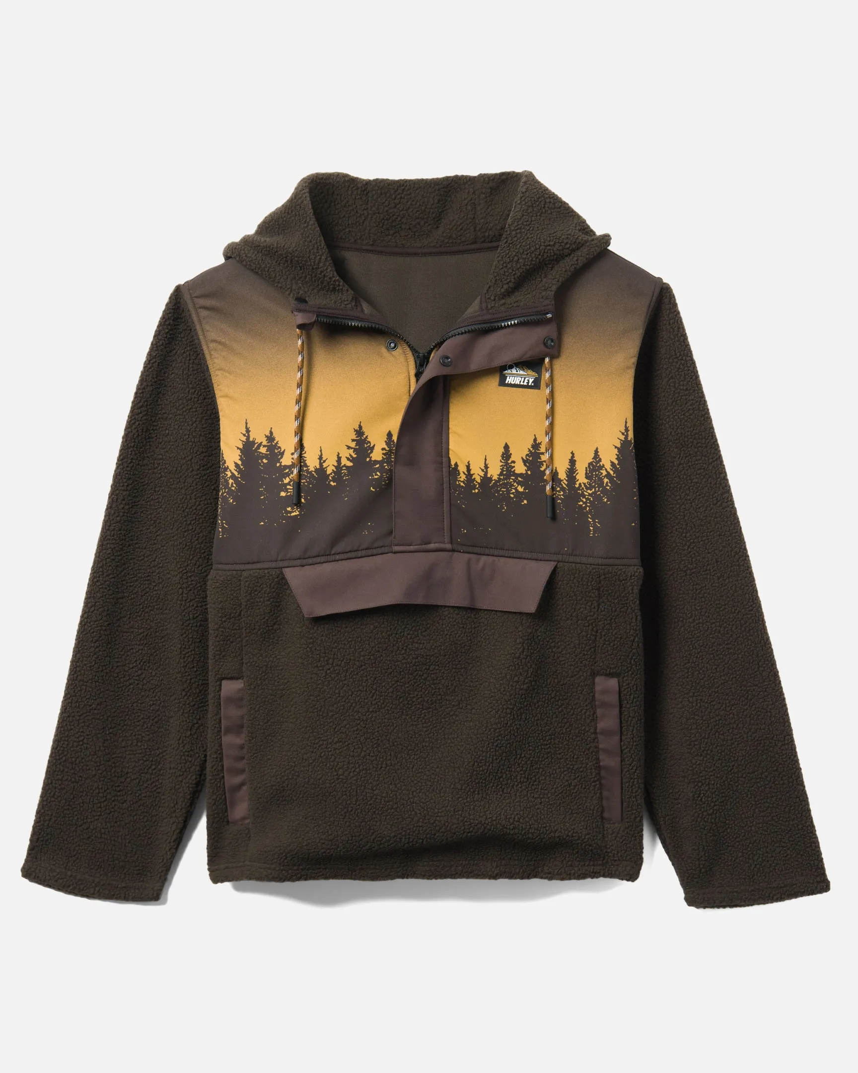 Evergreen Burrrito Anorak Pullover sold by Hurley