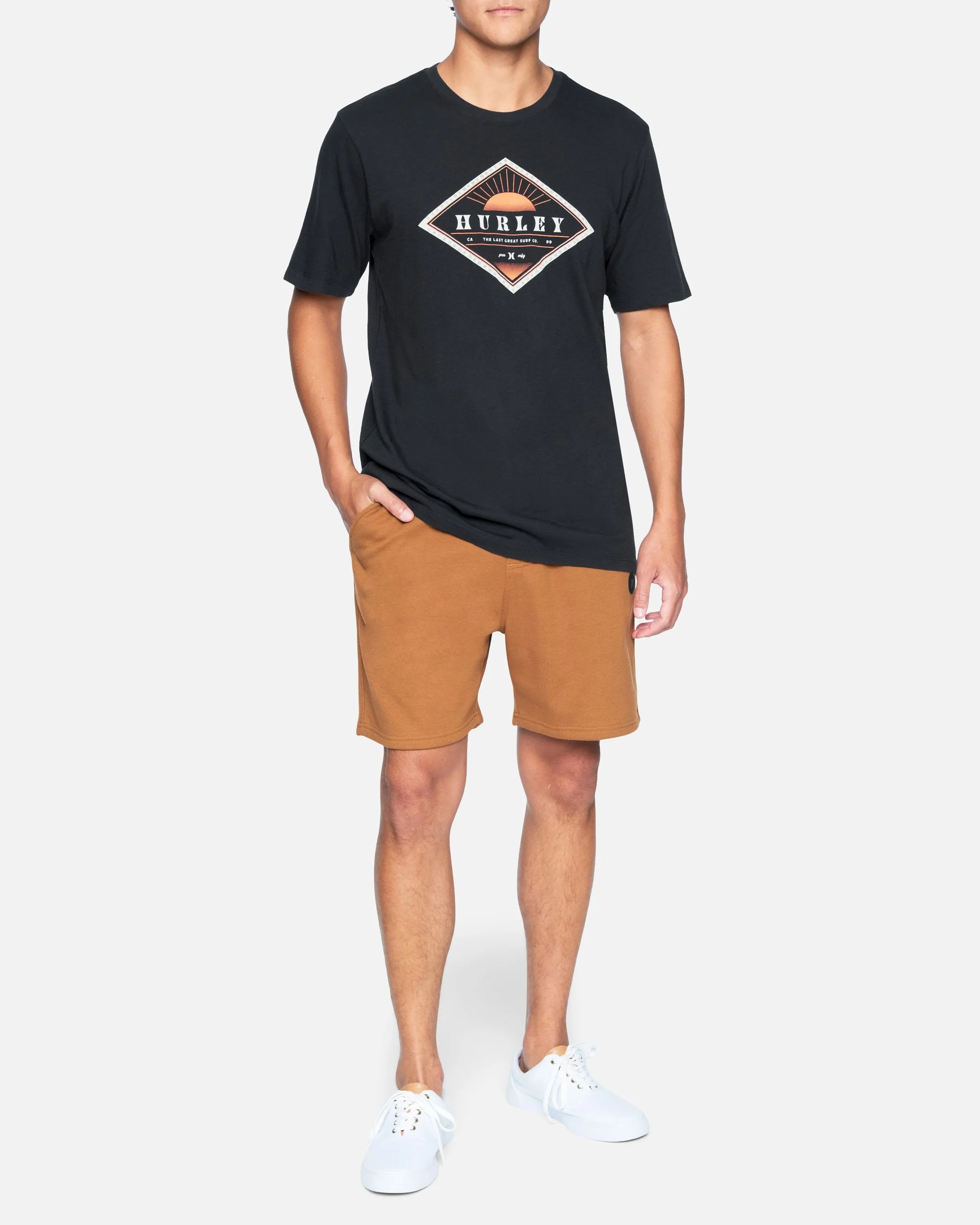 Everyday Washed Durban Diamond Short Sleeve T-Shirt sold by Hurley product image thumbnail 4