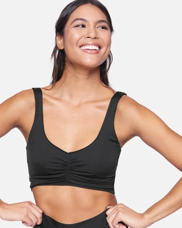 Pleated Midkini sold by Hurley