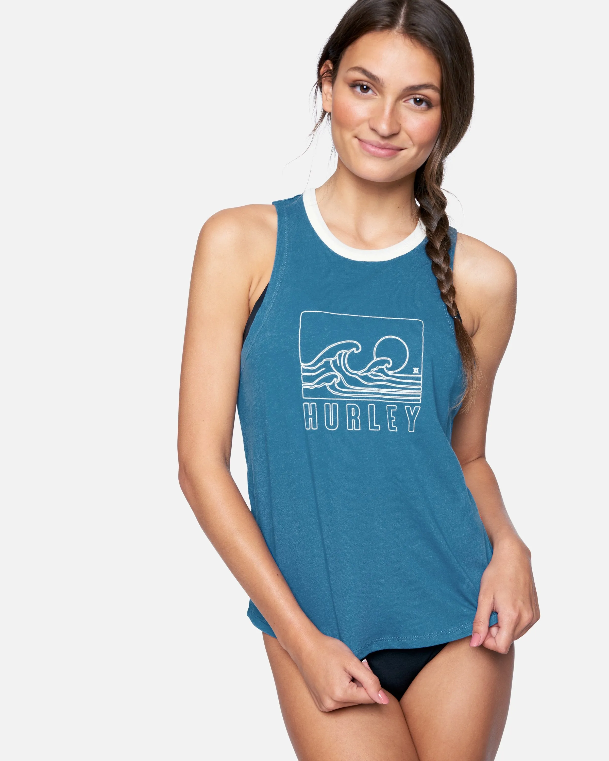 Everyday Ringer Tank sold by Hurley