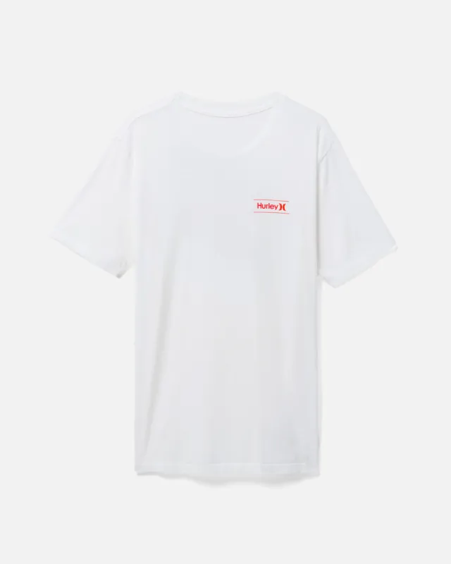 Everyday Washed One And Only Slashed Short Sleeve T-Shirt sold by Hurley