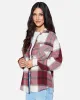 ESSENTIAL PLAID SHACKET sold by Hurley