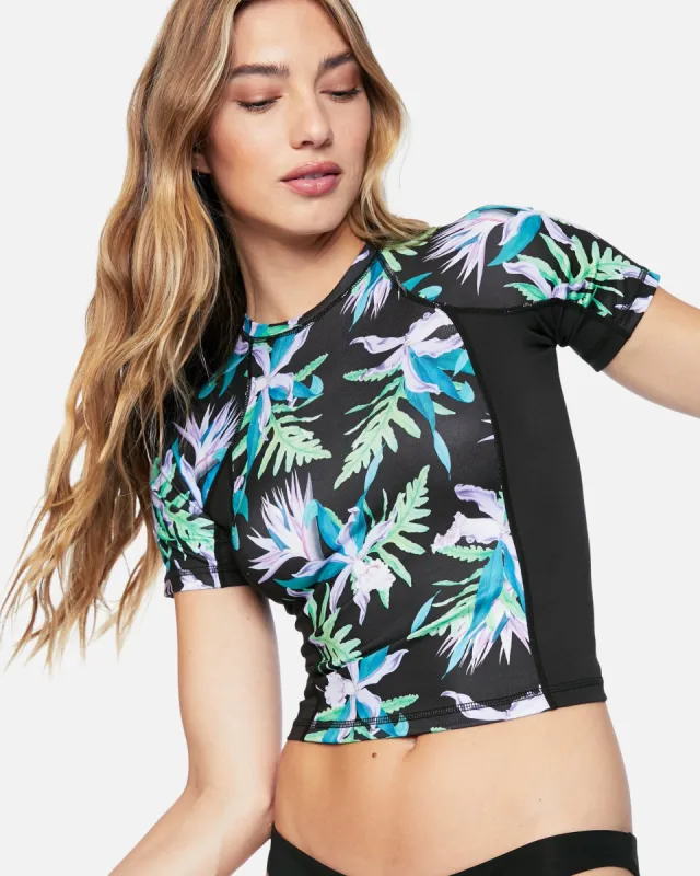 Icon Leilani Short Sleeve Rashguard sold by Hurley