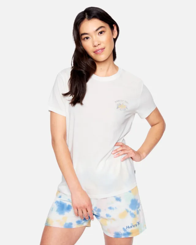 Outdoorsy Washed Relaxed Girlfriend Short Sleeve T-Shirt sold by Hurley