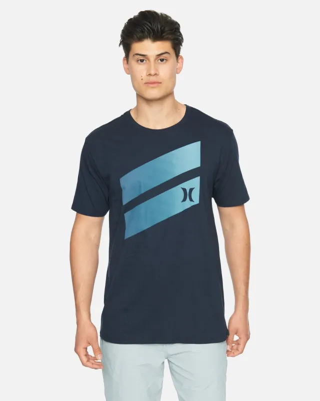 Premium Icon Slash Gradient Short Sleeve T-Shirt sold by Hurley