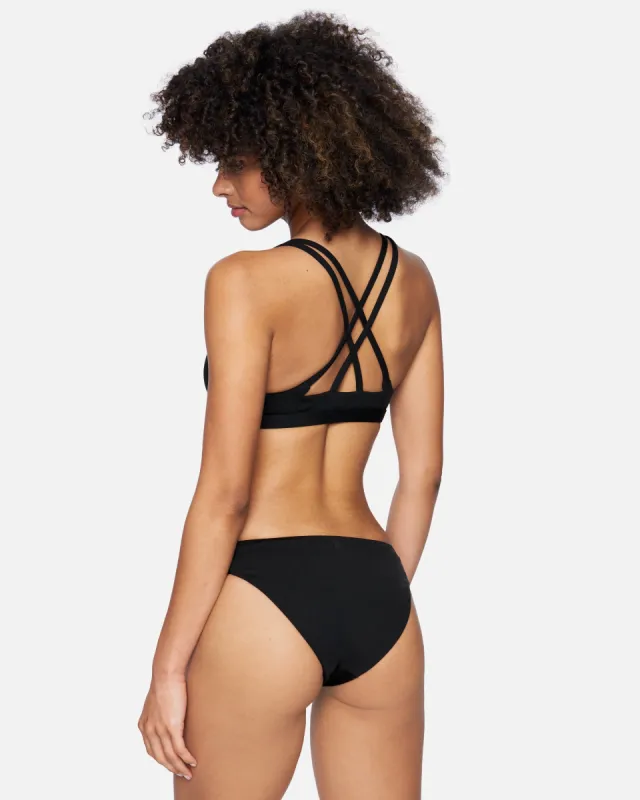 Max Solid Moderate Bikini Bottom sold by Hurley