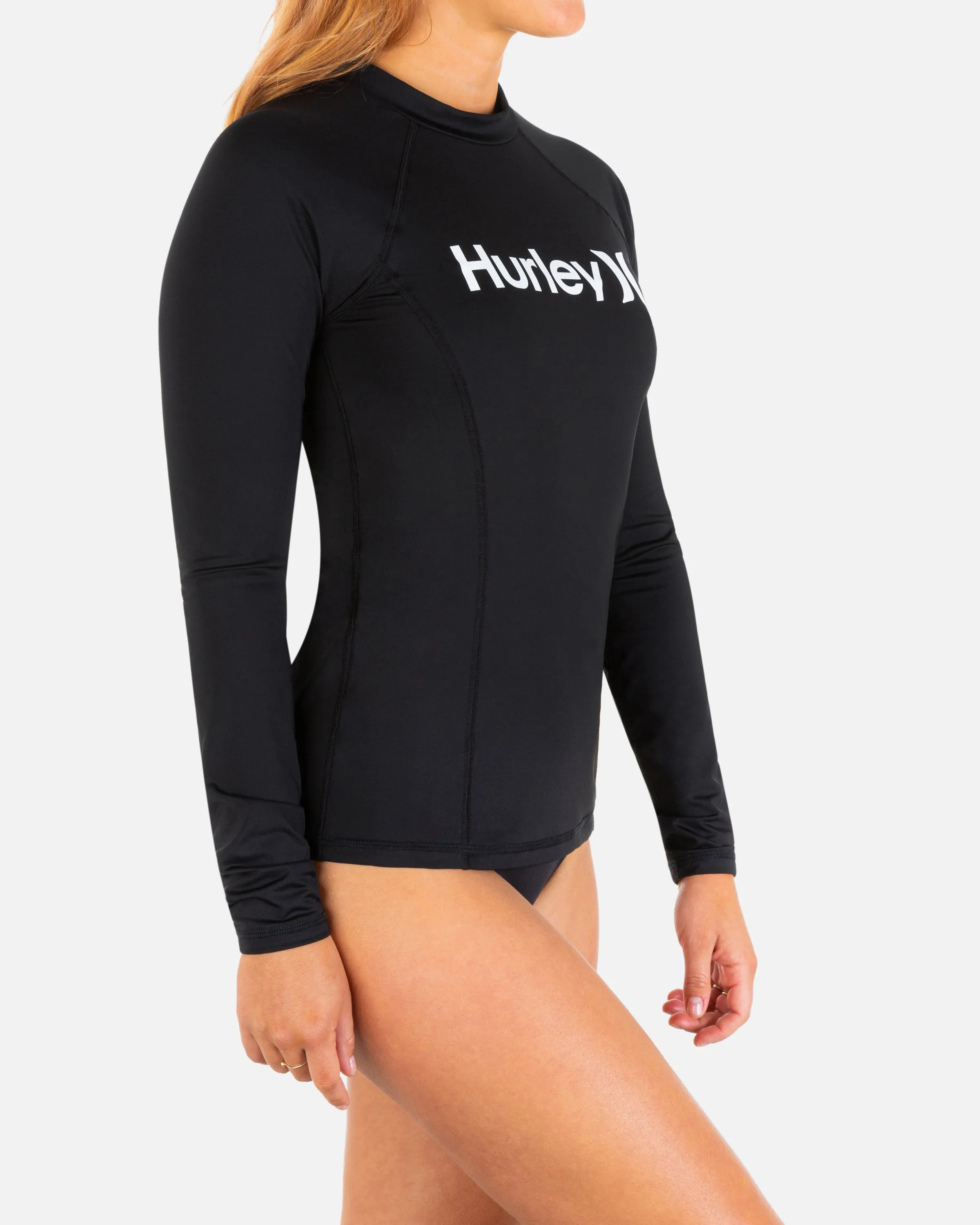 One And Only Solid Mock Neck Long Sleeve Rashguard sold by Hurley product image thumbnail 4