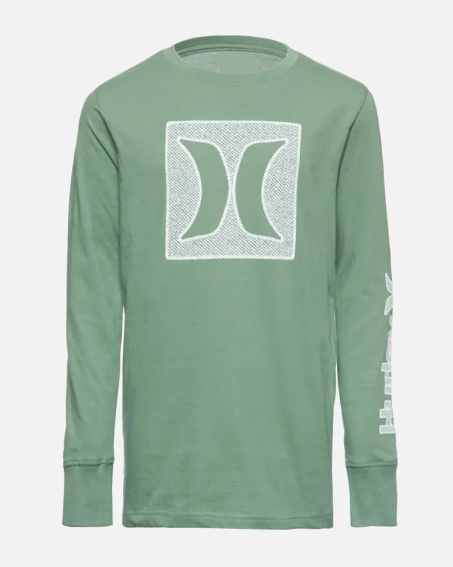 Boys' Icon Patch Graphic Long Sleeve T-Shirt made by Hurley