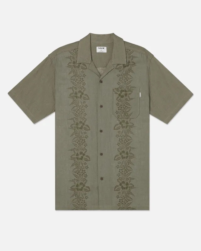 Linen Rincon Camp Short Sleeve Shirt sold by Hurley