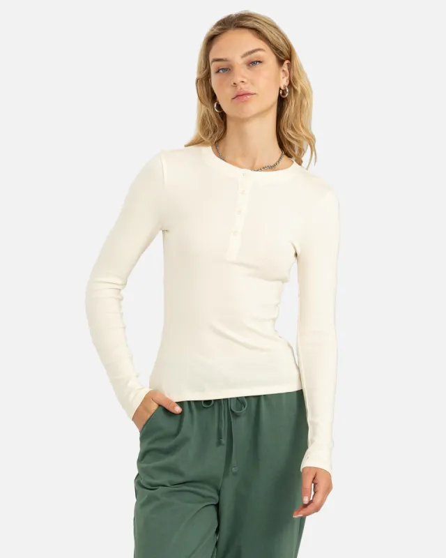 ESSENTIAL HEIDI HENLEY LONG SLEEVE TOP sold by Hurley