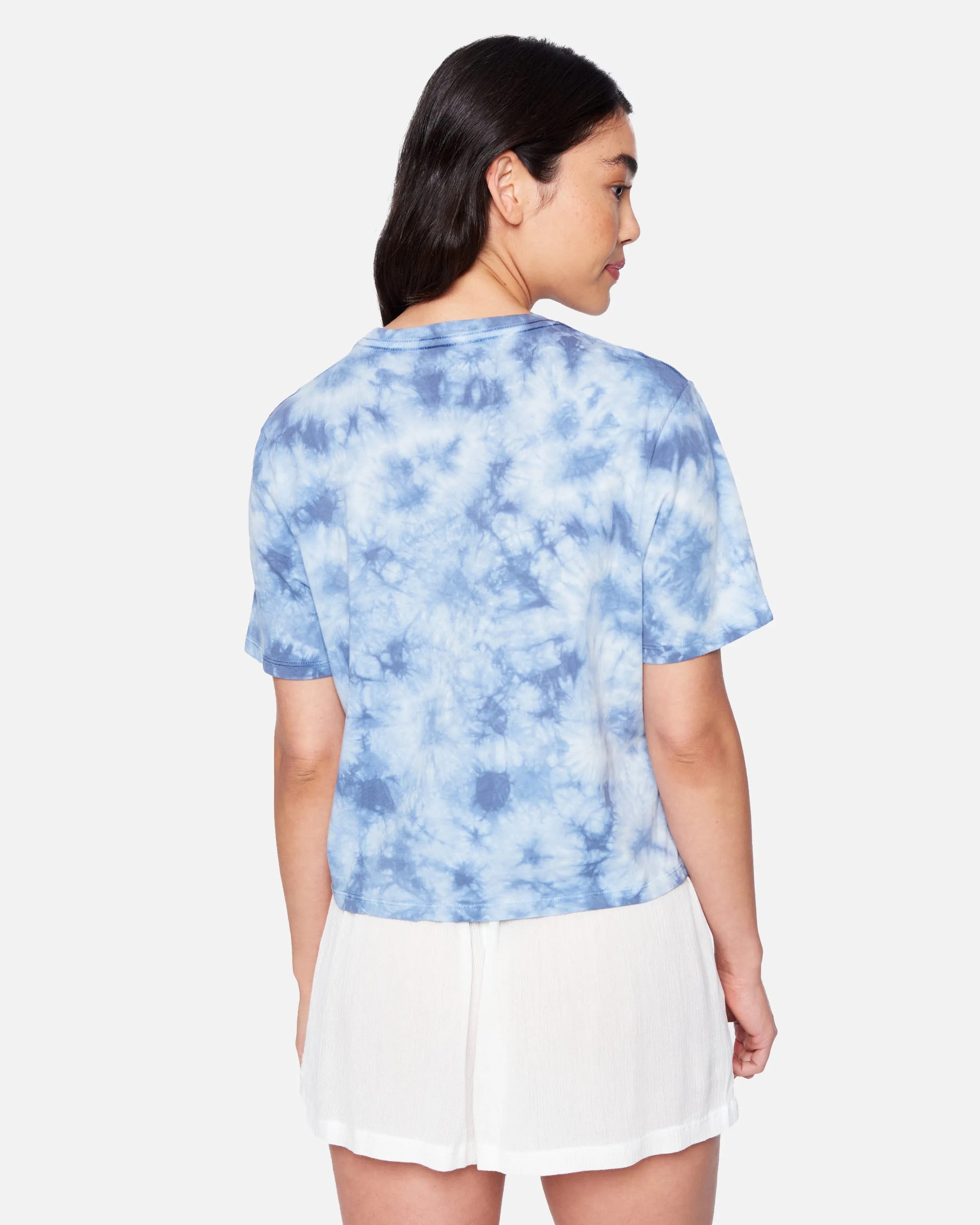Didi Tie Dye Cropped Crew Short Sleeve T-Shirt sold by Hurley product image thumbnail 2