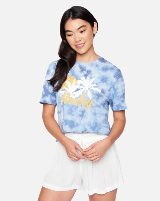 Didi Tie Dye Cropped Crew Short Sleeve T-Shirt sold by Hurley
