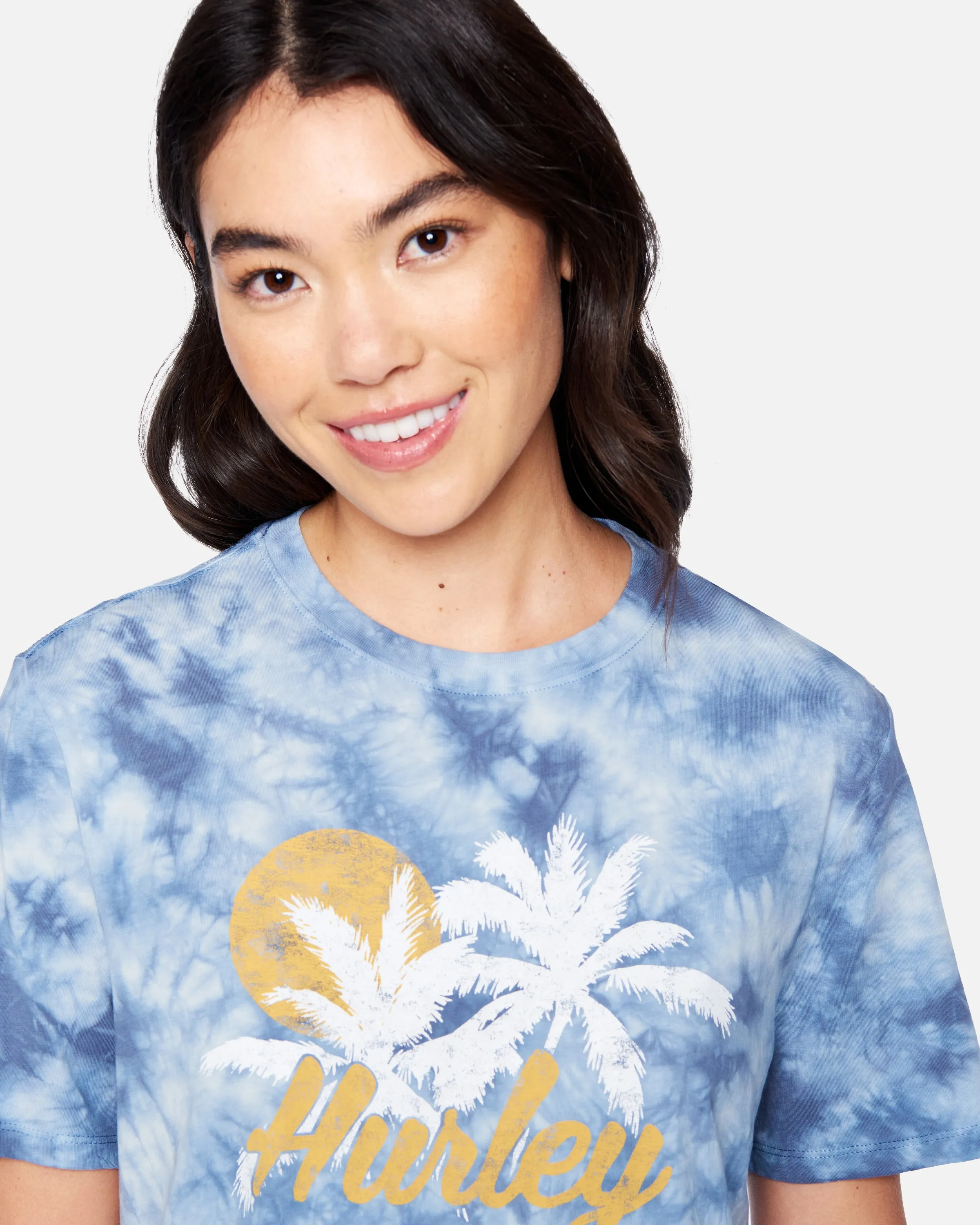 Didi Tie Dye Cropped Crew Short Sleeve T-Shirt sold by Hurley product image thumbnail 4