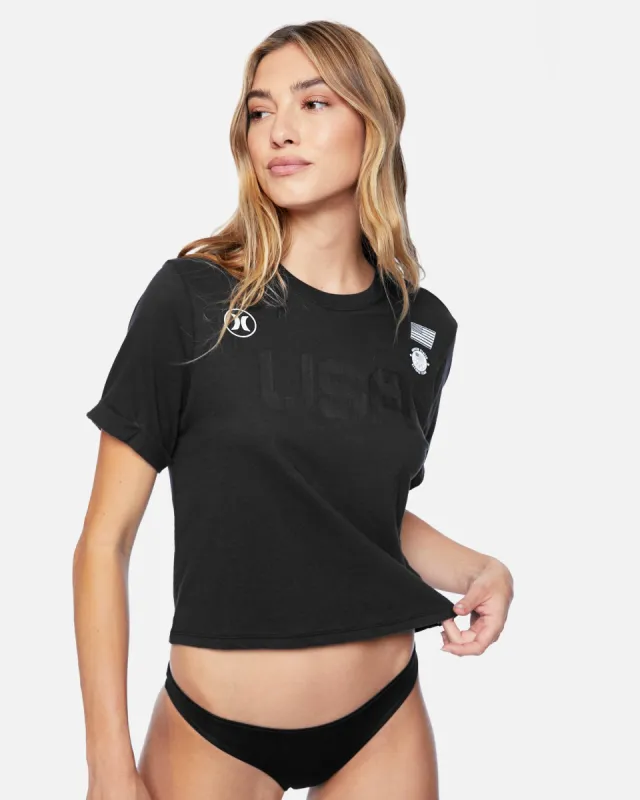 USA Short Sleeve Crew sold by Hurley