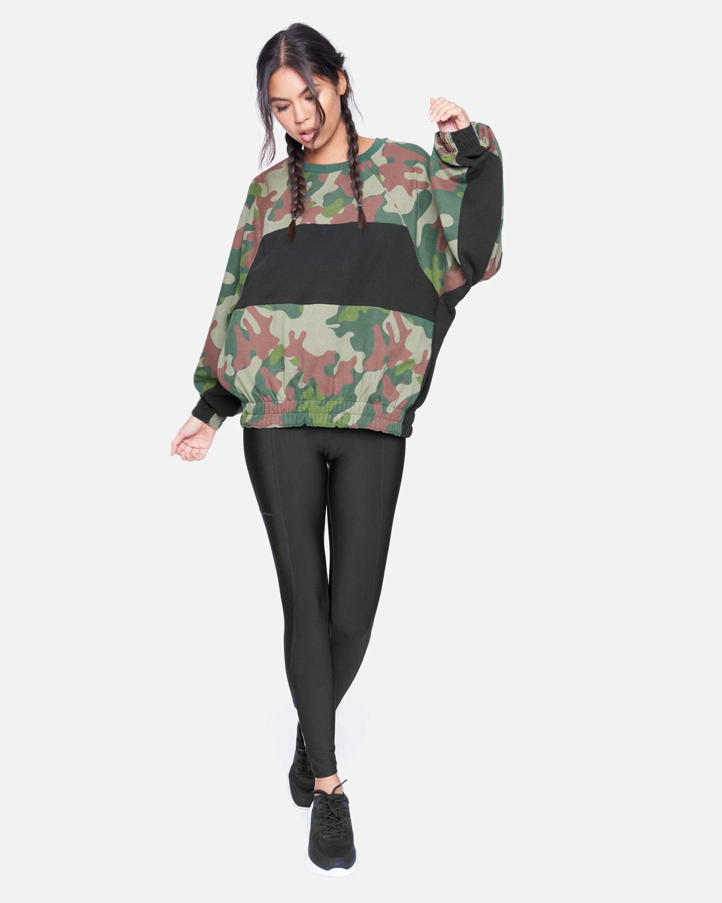 Women's One and Only Dolman Fleece Crew sold by Hurley