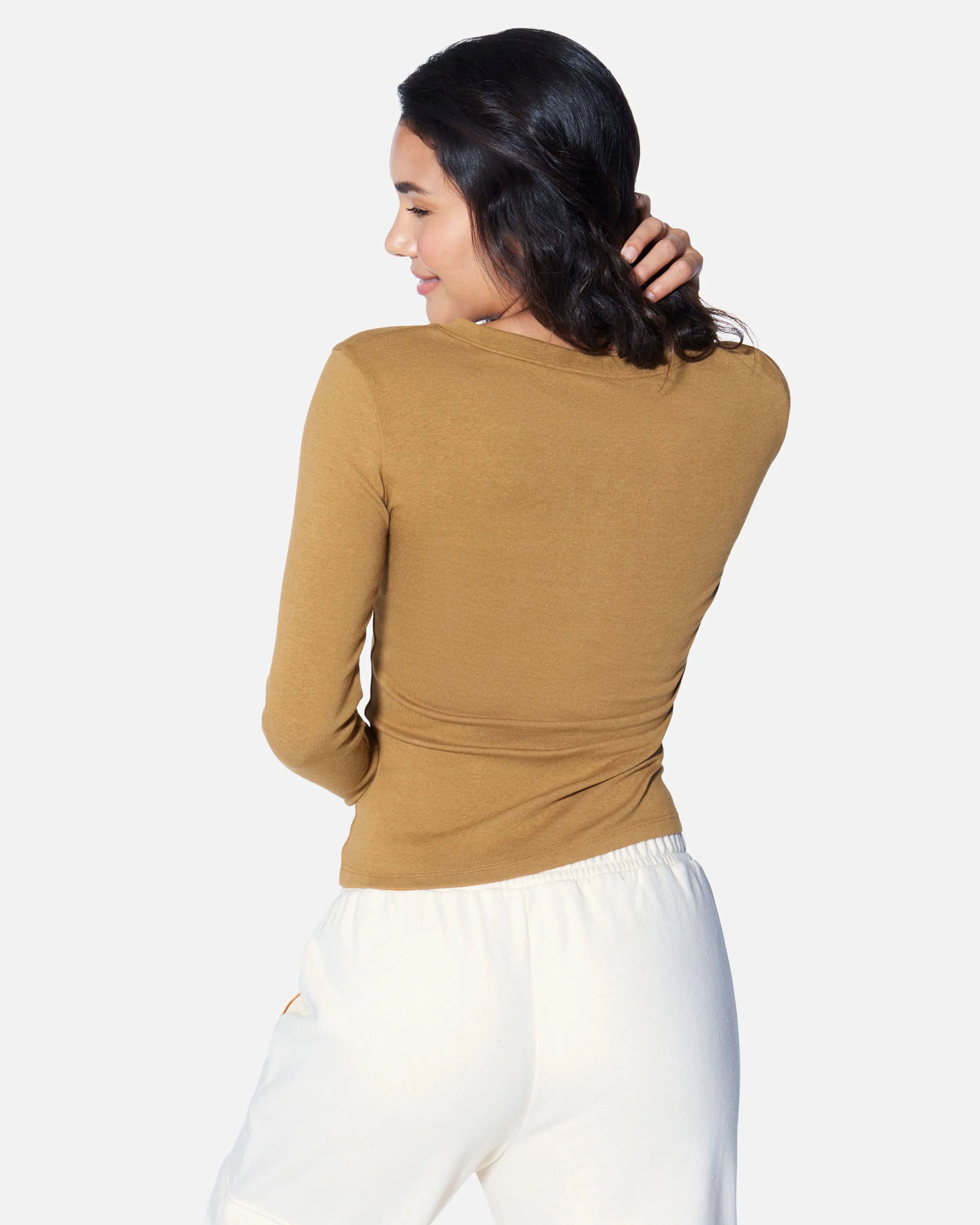 ESSENTIAL HEIDI HENLEY LONG SLEEVE TOP sold by Hurley product image thumbnail 2