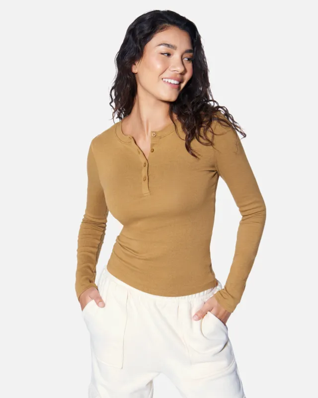 ESSENTIAL HEIDI HENLEY LONG SLEEVE TOP sold by Hurley