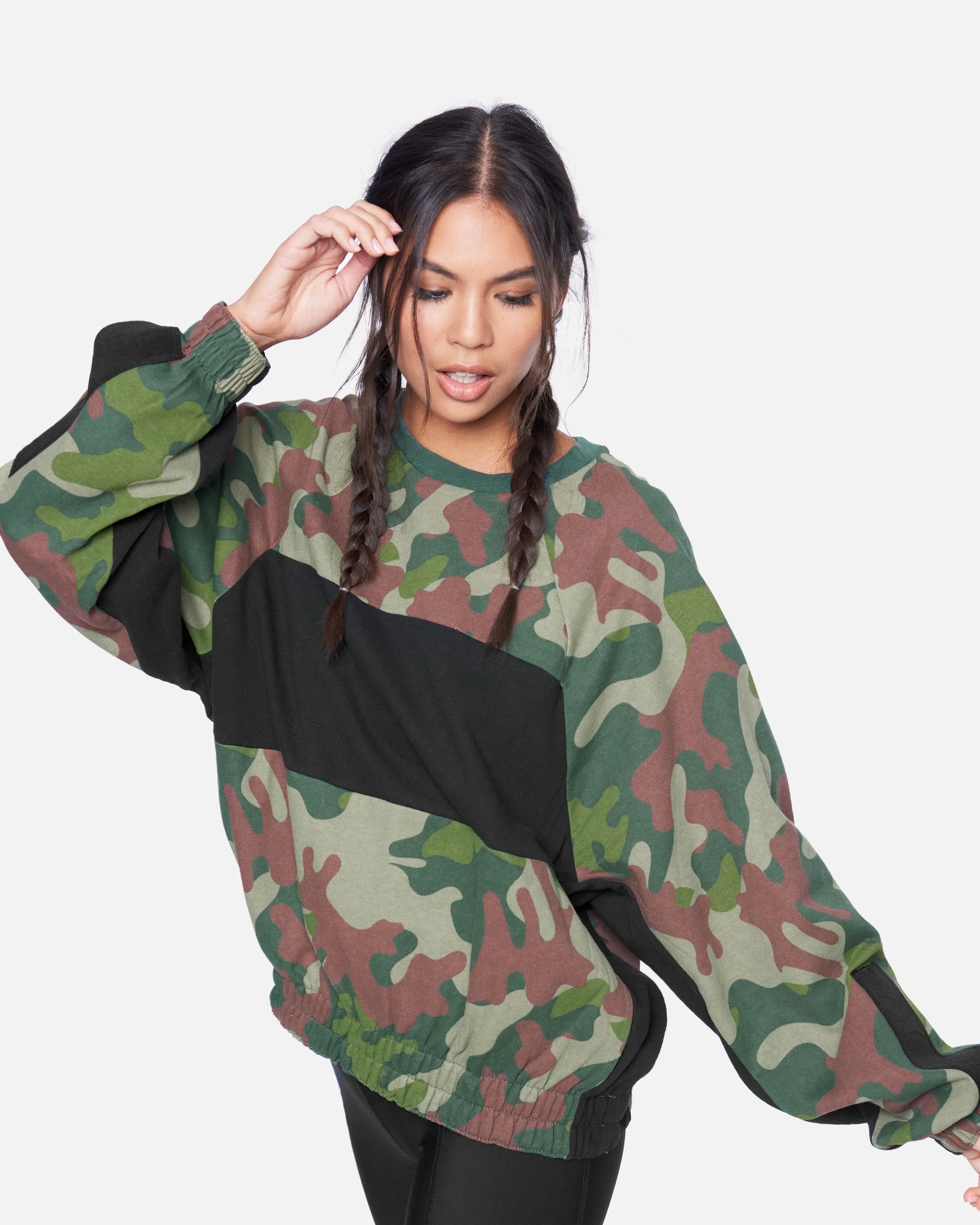 Women's One and Only Dolman Fleece Crew sold by Hurley product image thumbnail 4