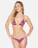 Zumba Stripe Side Tie Cheeky Bottom sold by Hurley