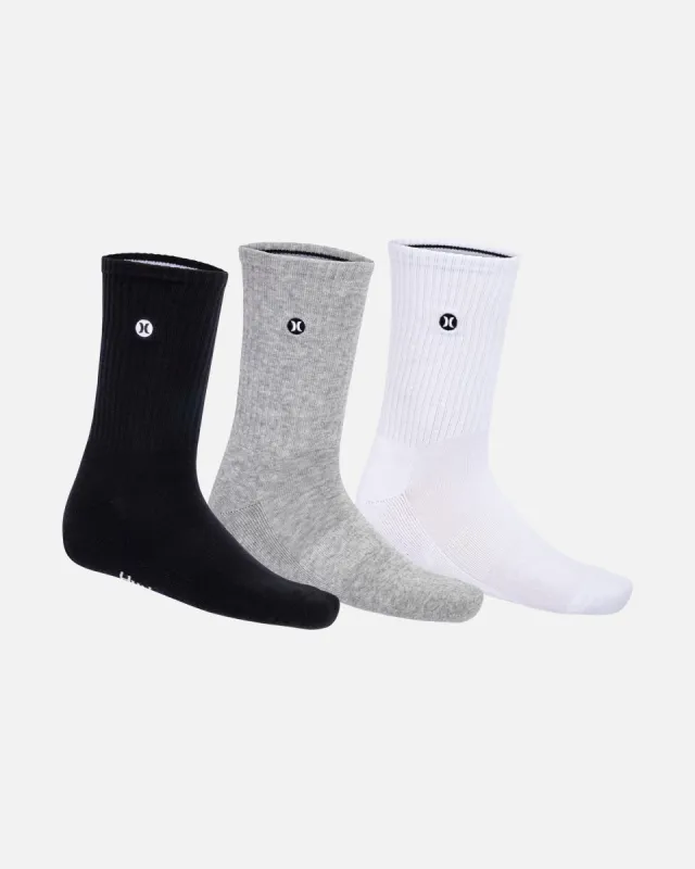 H20-Dri Crew Sock 3 Pk made by Hurley