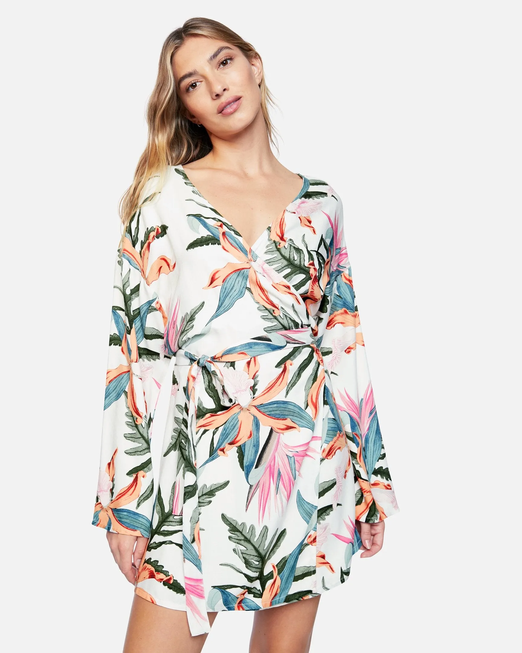 Tama Wrap Dress sold by Hurley